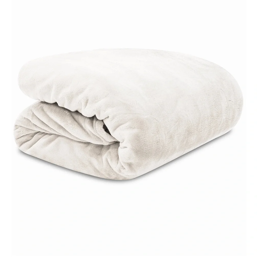 Lauren Ralph Lauren Hollywood Cream King Size Micromink Blanket - Picture 7 of 10